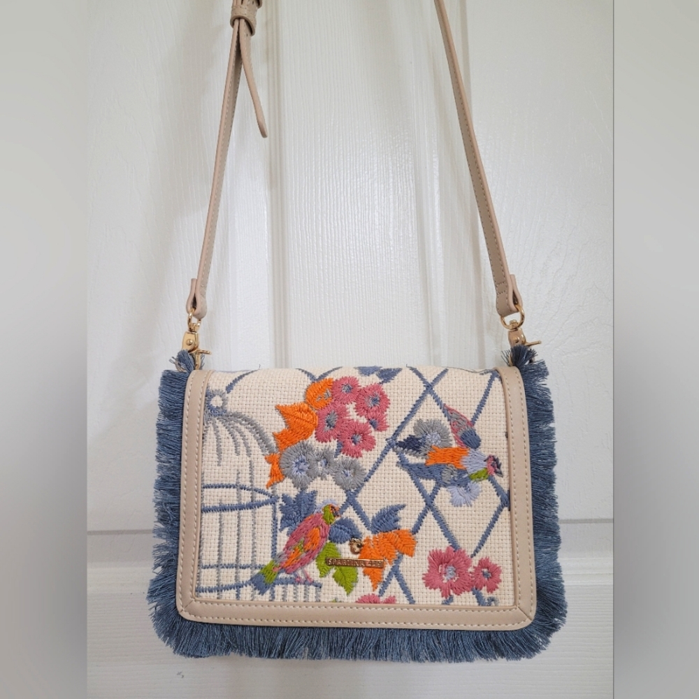 Spartina 449 embroidered crossbody